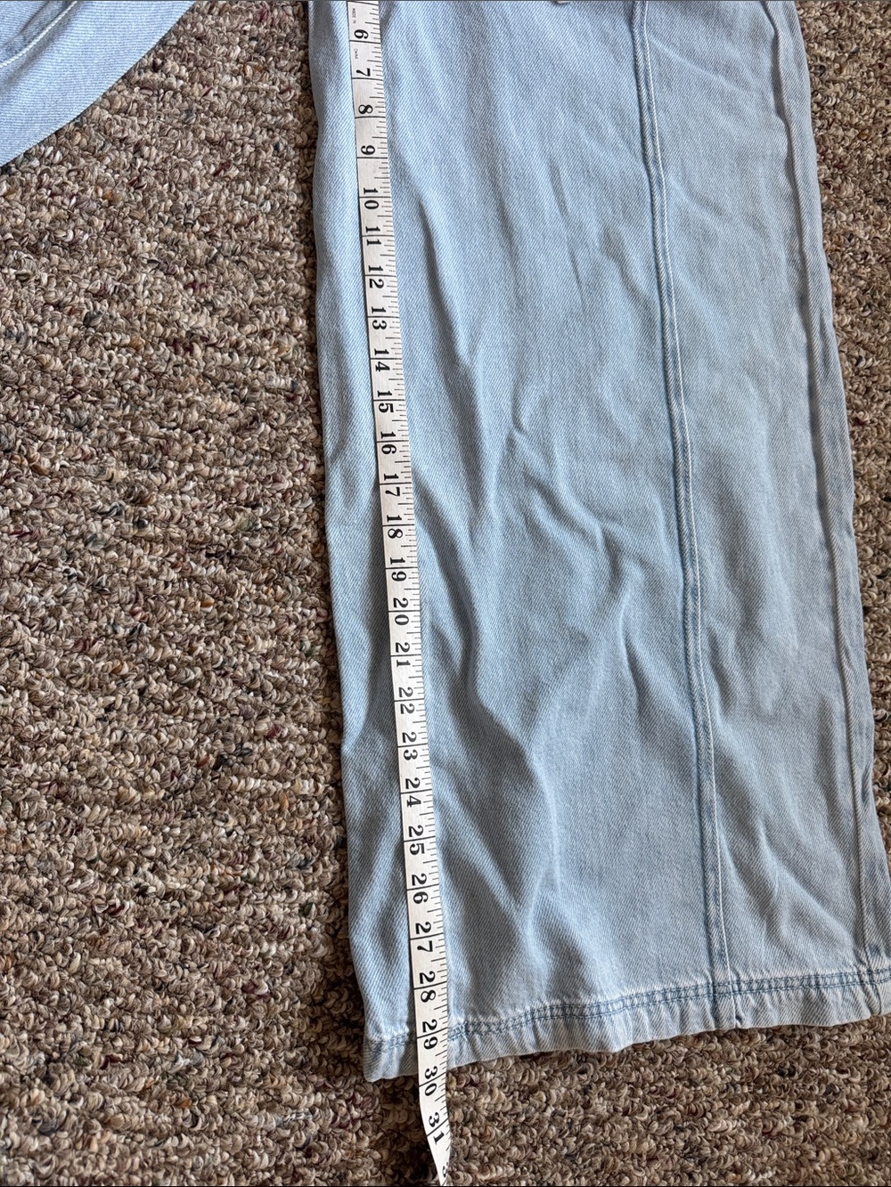 Universal Thread Light Blue Wide-Leg Drawstring Jeans - Picture 5 of 6